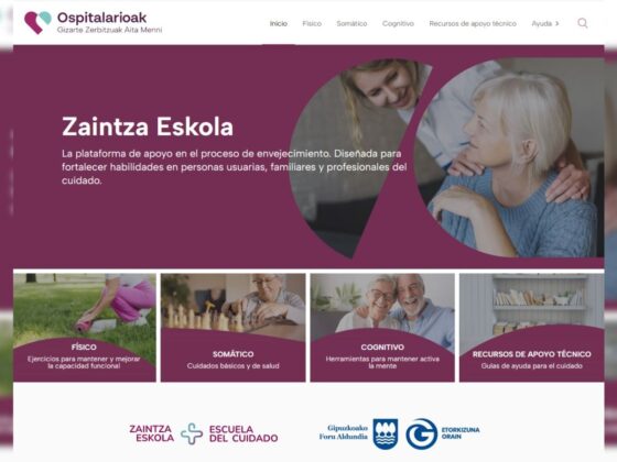 Zaintza eskola, persona dependiente, persona mayor